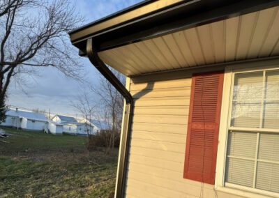 6 inch gutter with 3x4 downspout