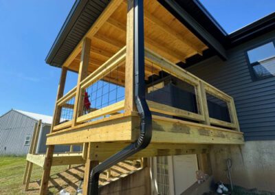 6 inch rain gutter installation