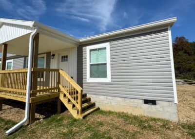Gutter Installation with Inside Corner