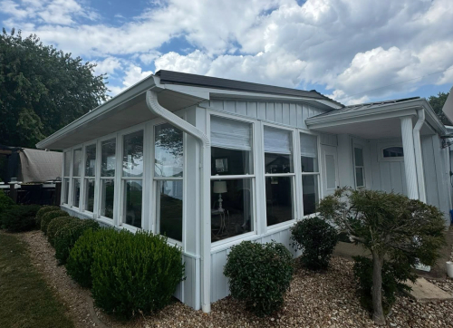 Mobile Home Gutter Installations