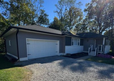 gutter installation on hip roof